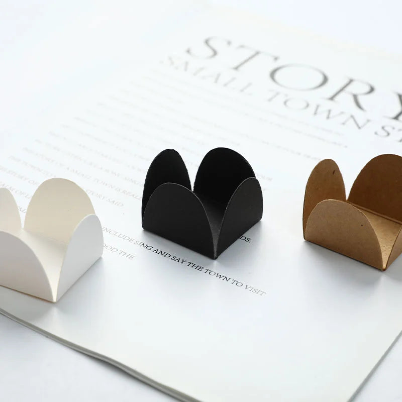 50-Pack Kraft Paper Chocolate Candy Tray Dessert Spacers
