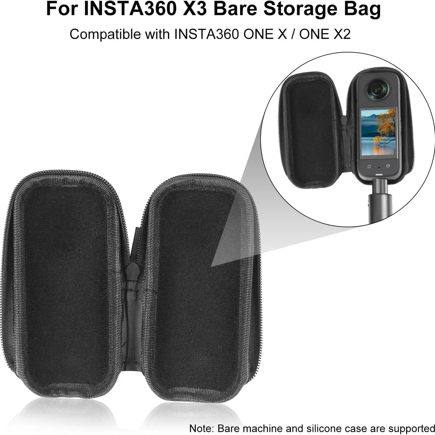Insta360 One X2 / X3 Waterproof PU Travel Carrying Case