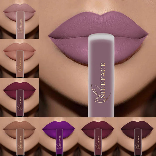 QiBest Matte Liquid Lipstick – Waterproof Long-Lasting Lip Gloss Liquid Lipstick Oasis Select