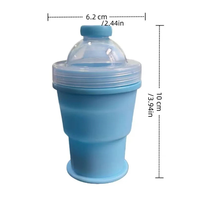 Food-Grade Silicone Foldable Ice Ball Cup 2 in 1 Ice Mold and Water Bottle BPA-Free Portable Travel Tumbler for Outdoor Camping Peaceful Pleasures Health and Wellness