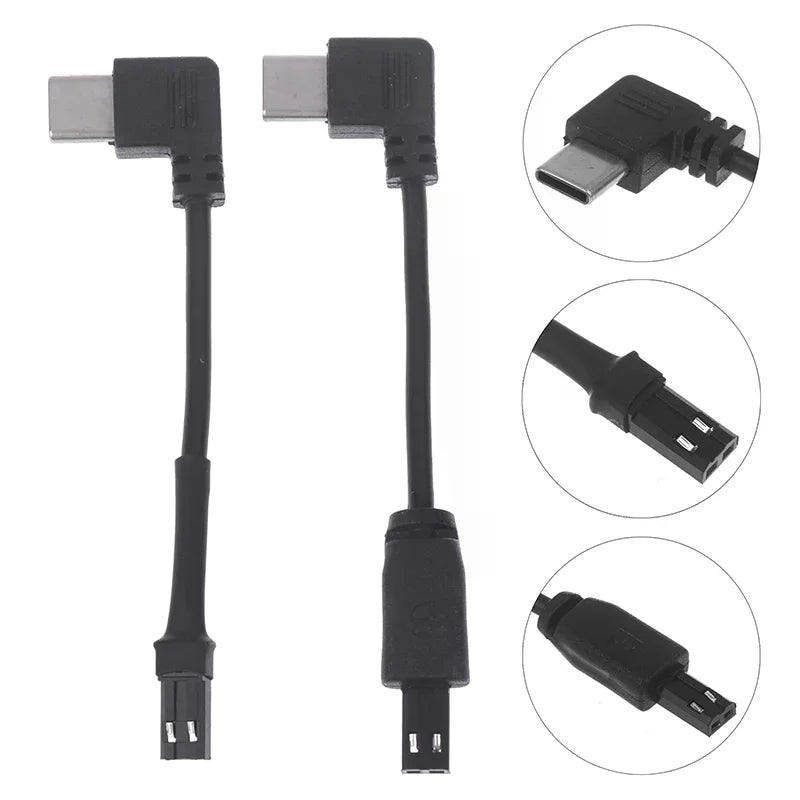 Type-C Elbow Plug JST 2P SYP Terminal Line Connector