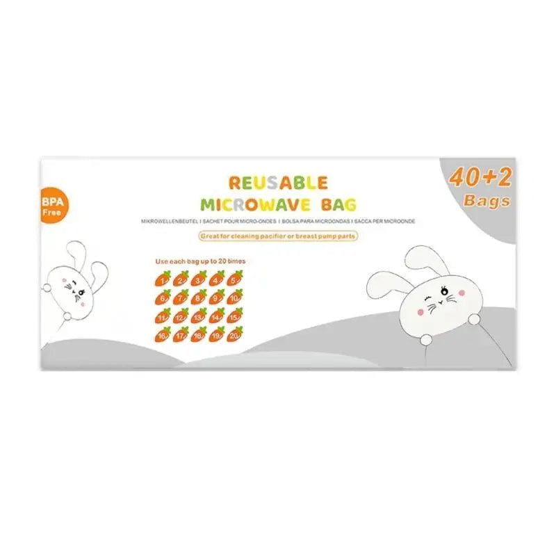 Microwave Sterilizer Bags for Baby Bottles & Breast Pumps