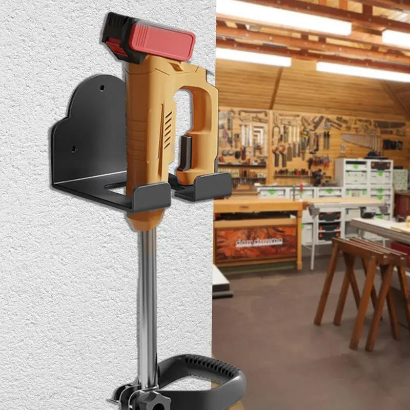 Heavy Duty Garden Tool Hanger | Wall-Mounted Garage Organizer Wall Tool Rack Peaceful Pleasures Health and Wellness