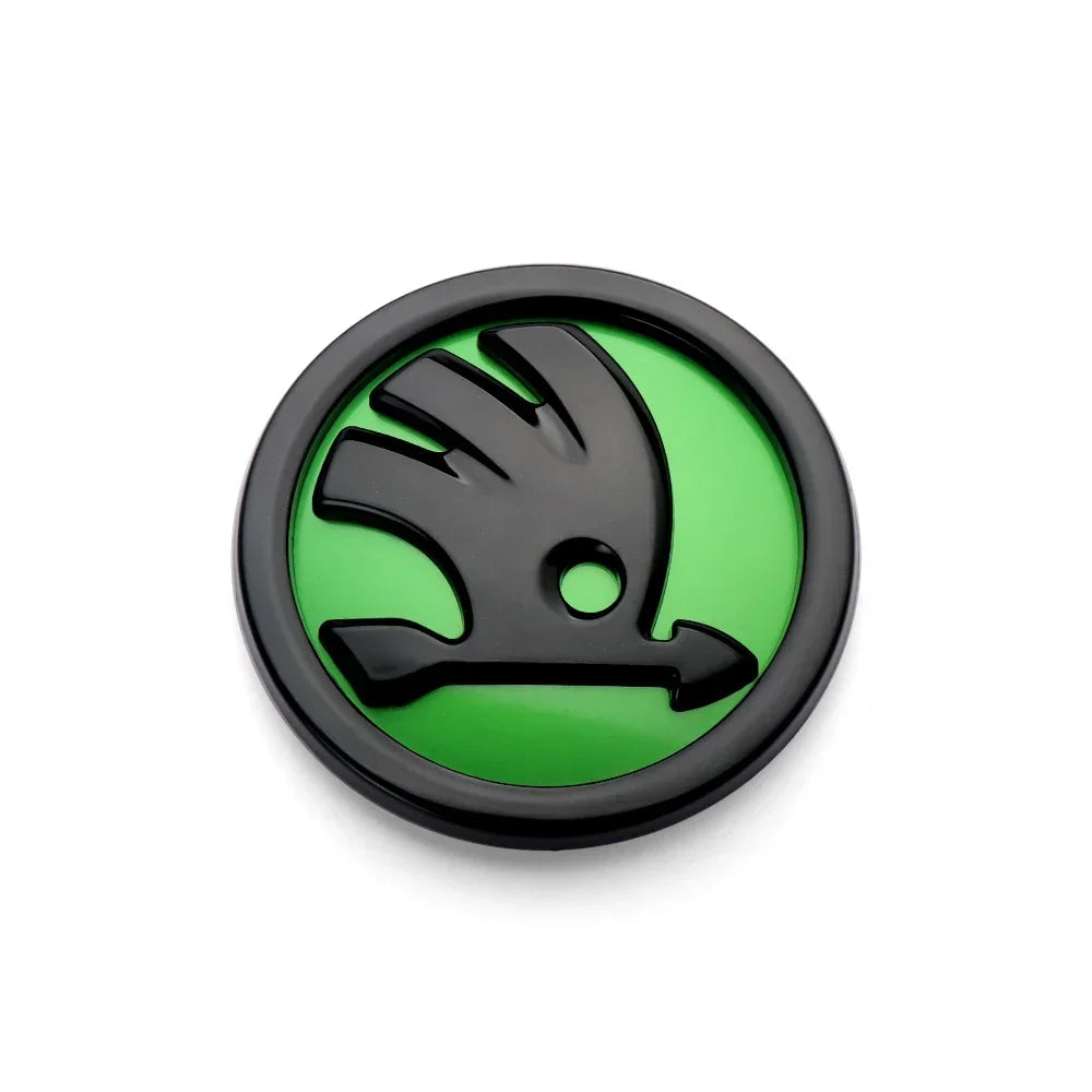 Skoda Hood Trunk Badge Emblem 80/90/100mm ABS Sticker