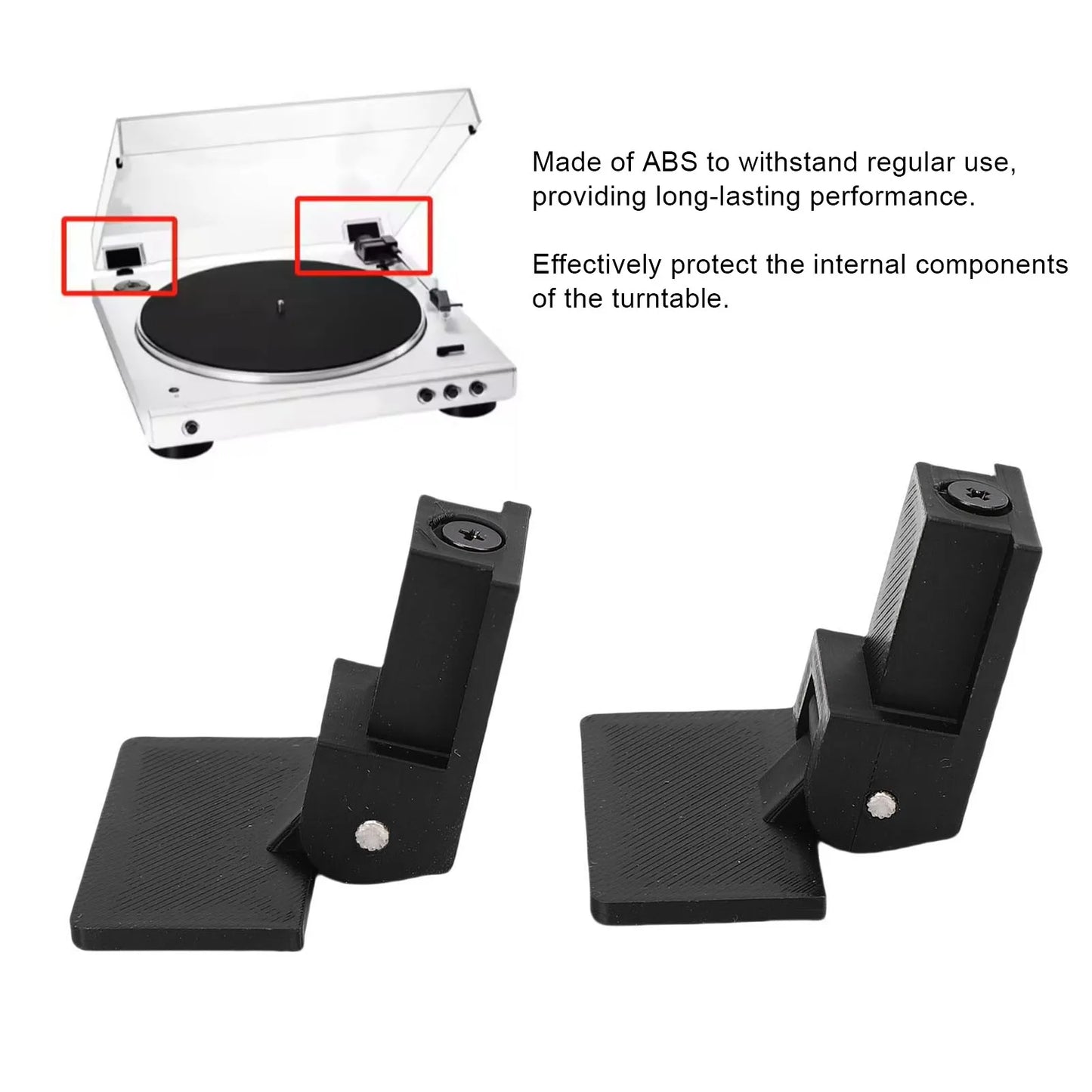 Turntable Dust Cover Hinges for Audio-Technica LP120 LP60X (2pcs)