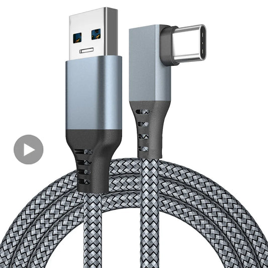 Meta Quest 2 Link Cable USB-A to USB-C 5M | VR Accessory VR Link Cable Oasis Select