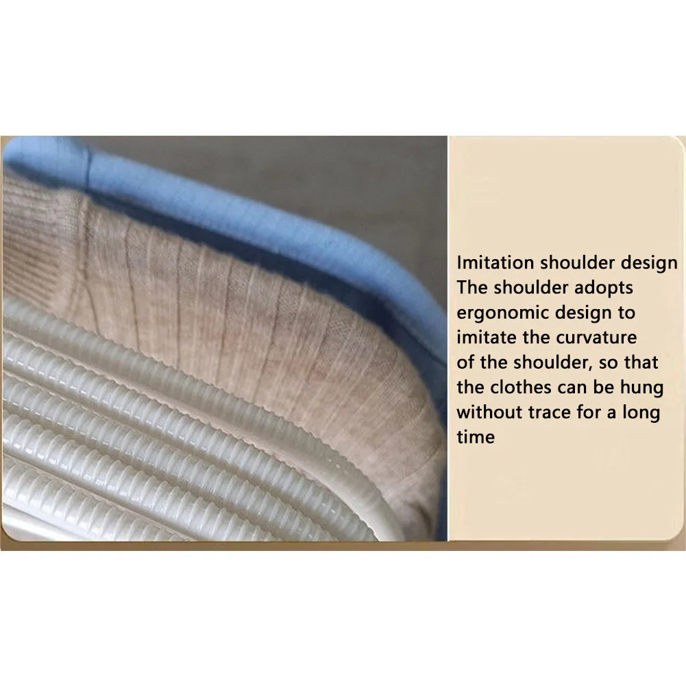 Anti-Slip Short Neck Clothes Hangers | Space-Saving 5/10/20 Pack