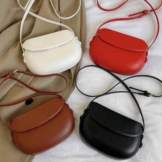 Women's Candy Color PU Leather Crossbody Sling Bag | JETTING Crossbody Sling Bag Oasis Select