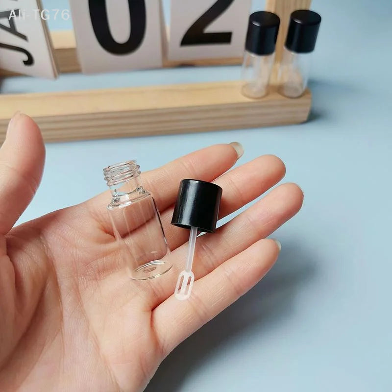 Mini Refillable Glass Foundation Travel Bottles 4ml | 5/10 Pcs