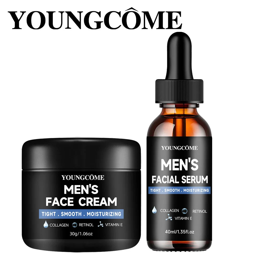 YOUNGCOME Men's Skincare Set – Collagen, Retinol & Vitamin E