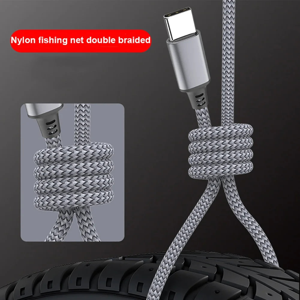 60W USB-C to USB-C Fast Charging Cable 3A | 1m to 8m Long