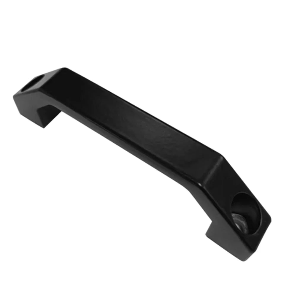 Aluminum Alloy U-Shape Cabinet Door Handle | Black & Silver