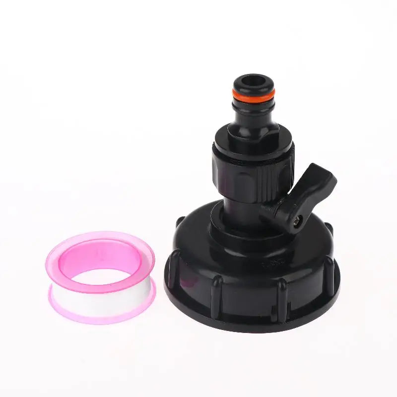 IBC Tank Valve Adapter 1/2" & 3/4" Hose Connector 60mm Thread IBC Tank Adapter Peaceful Pleasures Health and Wellness