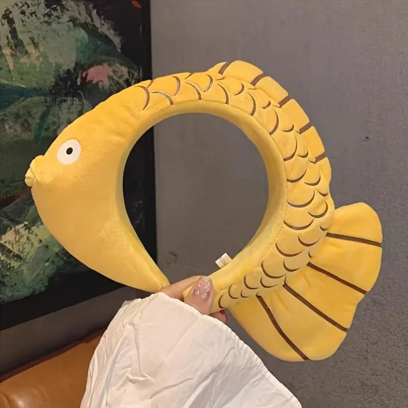 Cartoon Goldfish Headband – Non-Slip Wide Brim Hair Accessory Peaceful Pleasures Health and Wellness