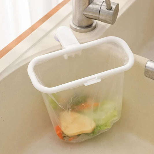 Kitchen Trash Bag Holder Rack | Suction Cup Wall Mount Organizer Trash Bag Holder Oasis Select