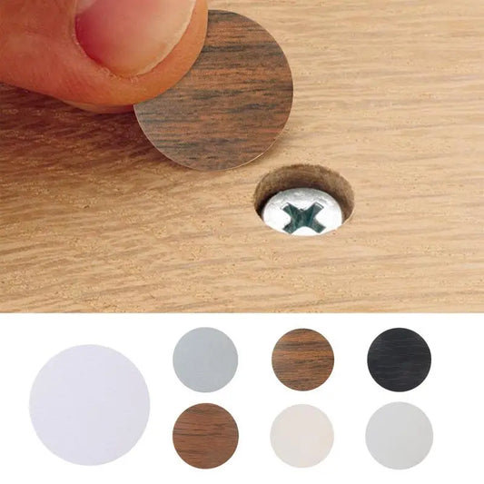 Self-Adhesive Screw Cover Caps | 54-Pack Dustproof Hole Stickers Screw Cover Caps Peaceful Pleasures Health and Wellness