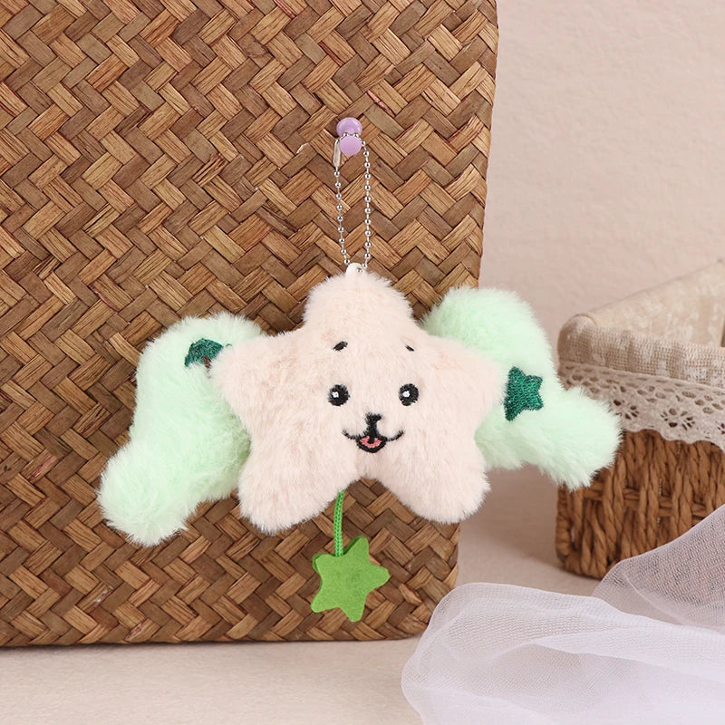 Plush Star Cartoon Keychain Pendant | Bag Charm & Gift
