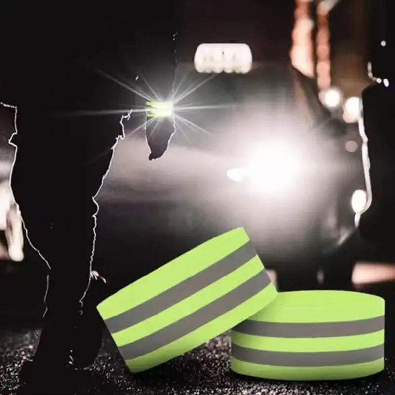 Reflect Strap Elastic Reflective Band Safety High Visibility Wrist Strap for Night Cycling Jogging Outdoor Activity Accessory Peaceful Pleasures Health and Wellness