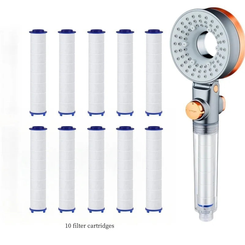High Pressure Filtered Shower Head | 3 Modes & Rain Setting
