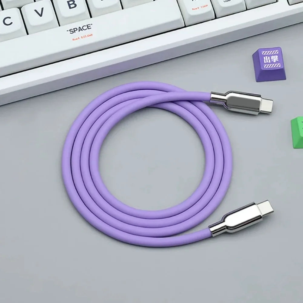 240W USB-C to USB-C Fast Charging Liquid Silicone Cable