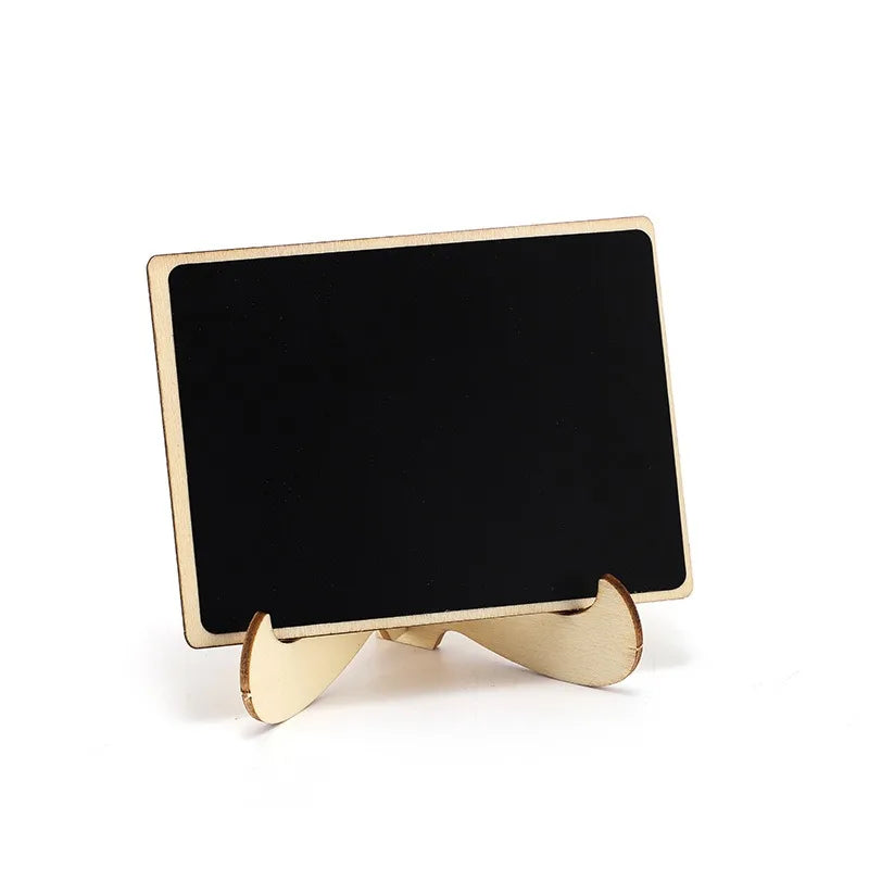 1pcs Mini Wooden Blackboard Universal Message Board Chalkboard Portable Wedding Party Decor Decorative Parts Home Decor Peaceful Pleasures Health and Wellness