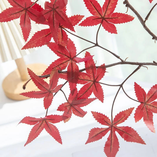 Artificial Autumn Maple Leaf Bouquet | Fall Wedding & Home Decor Artificial Leaf Bouquet Peaceful Pleasures Health and Wellness