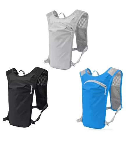 1PC Running Hydration Vest Backpack for Hiking Cycling Marathon Lightweight Water Chest Pack With Phone Storage Pocket Peaceful Pleasures Health and Wellness Random color 1PC