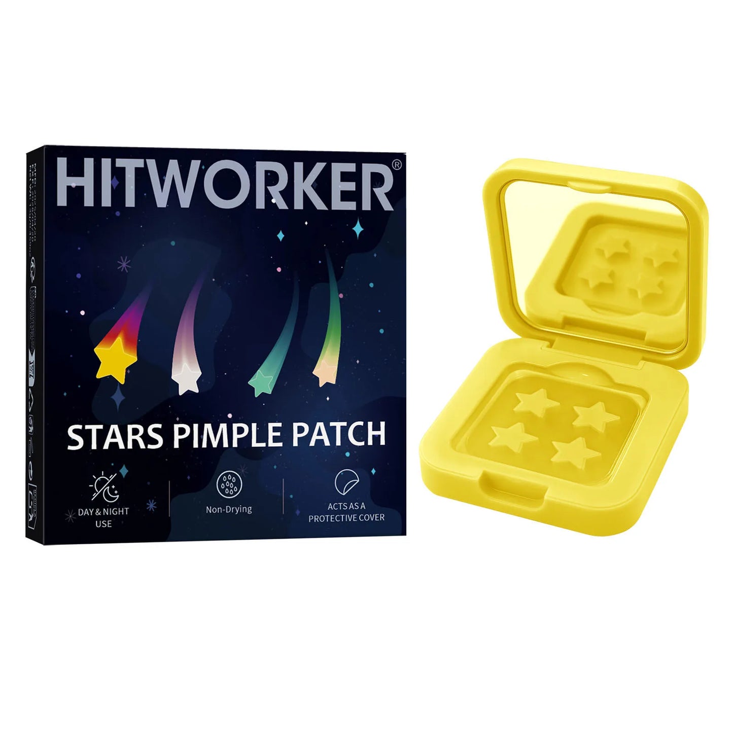 Waterproof Hydrocolloid Acne Patches – Invisible 2-in-1 Skin Care