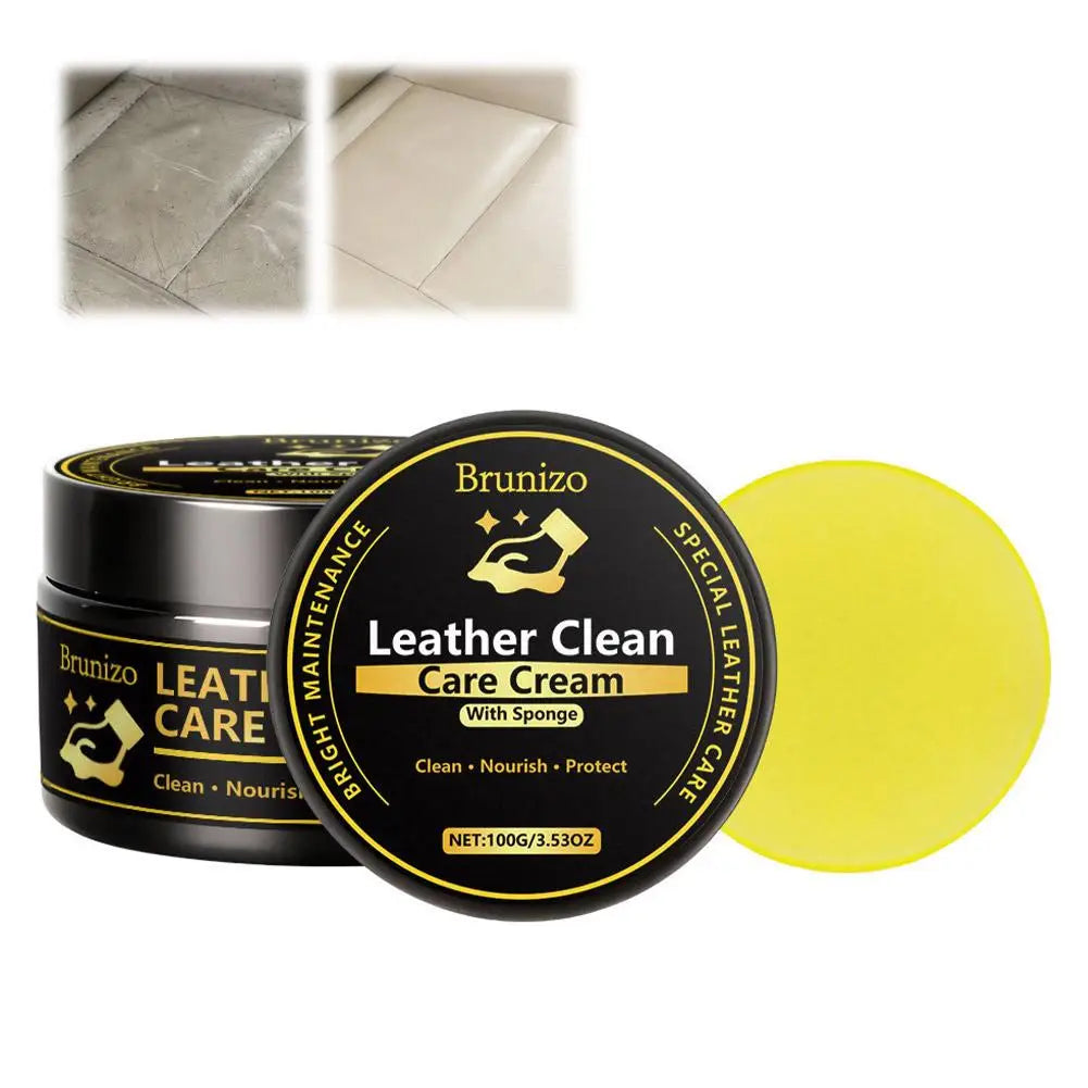 Bestselling Car Interior Leather Cleaning&Maintenance Set Deep Spray for Rejuvenating Softness Multifunctional Leather Cleaning Peaceful Pleasures Health and Wellness 1pcs