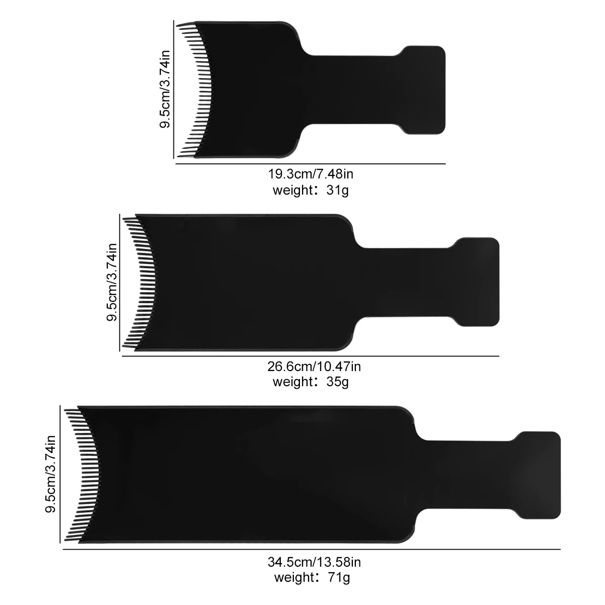 Barber Hair Dyeing Board with Care Comb - Hair Highlighting and Treatment Tool for Effortless Application and Precise Coloring Peaceful Pleasures Health and Wellness