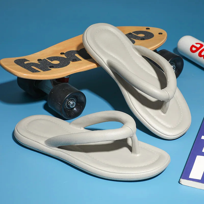 Men's EVA Pillow Flip Flops | Non-Slip Beach Pool Slides