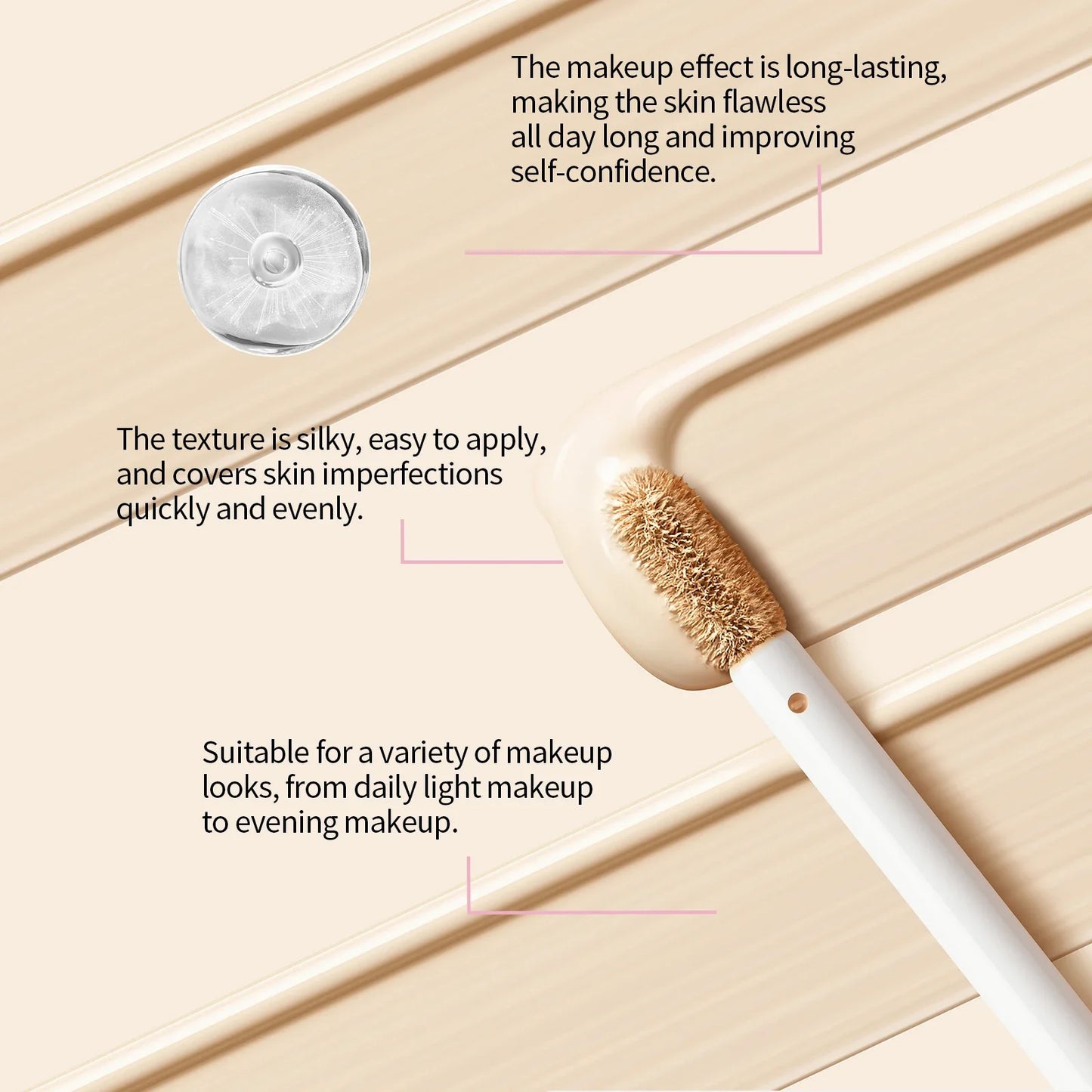 Eelhope Hydrating Liquid Concealer – Full Coverage & Brightening
