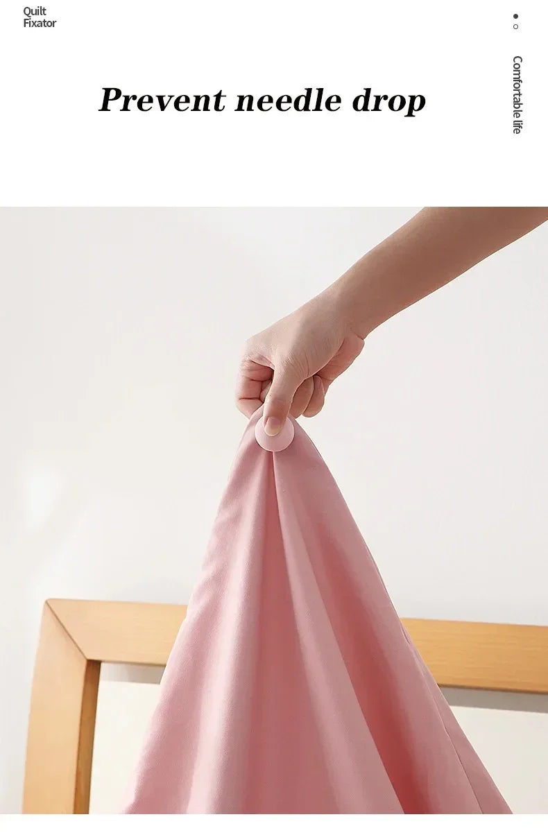 Bed Sheet Holder Clips | Duvet Cover Retainer Fixing Buttons
