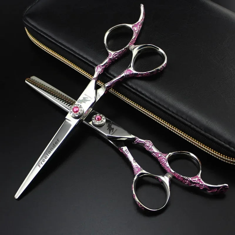 6" Professional Thinning Shears – Japan 440C Steel Hair Scissors