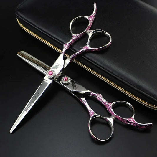 6" Professional Thinning Shears – Japan 440C Steel Hair Scissors Hair Thinning Shears Peaceful Pleasures Health and Wellness
