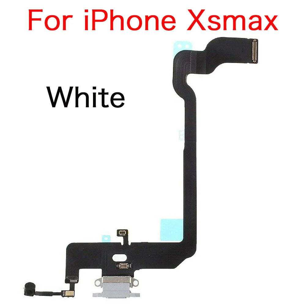 iPhone 7 8 X XR XS Max Charging Port Dock Flex Cable + Mic
