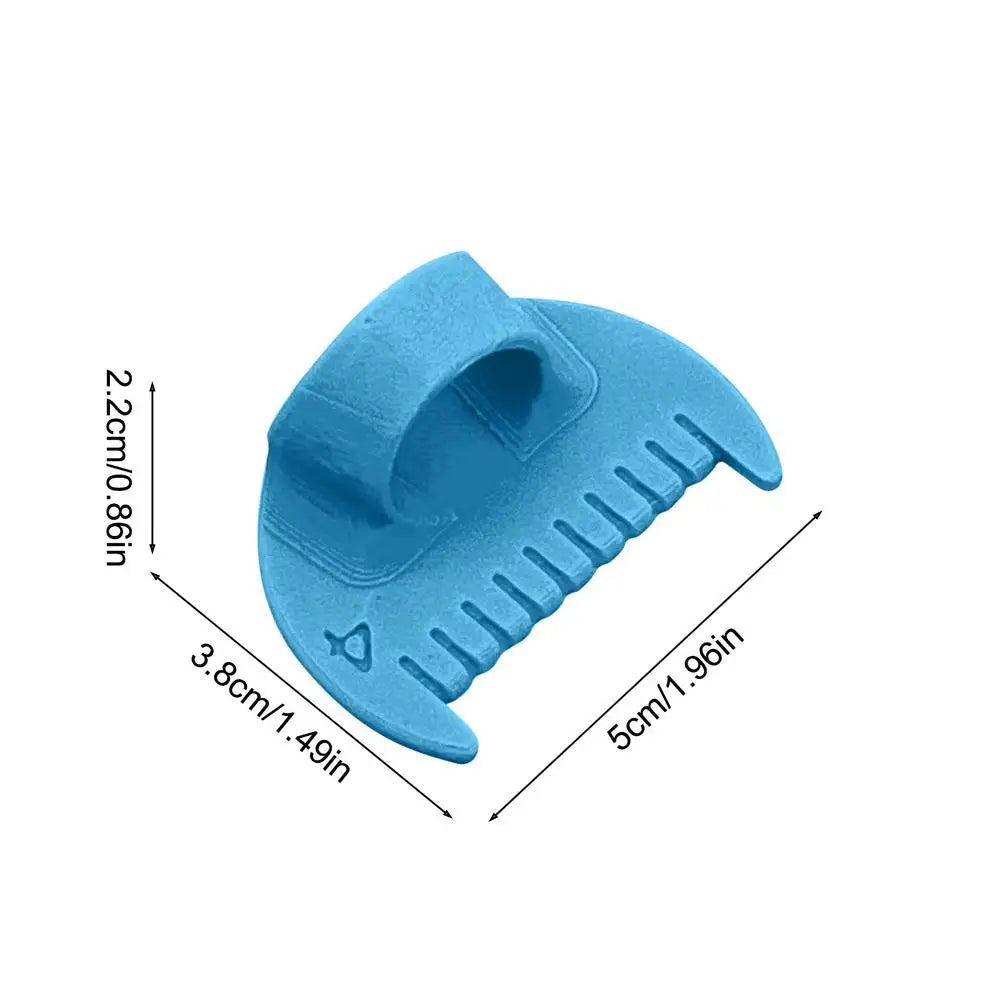 Finger Template Hand Sewing Sewing Needle Gauge Measuring Tool Needle Thimble Finger Protector Quilting Alignment Tool For Craft Peaceful Pleasures Health and Wellness Blue 4mm China Mainland