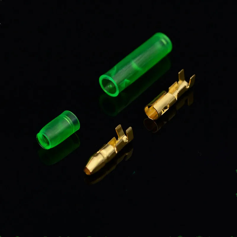 20sets=80pcs 4.0 bullet terminal car electrical wire connector diameter 4mm pin set Female + Male + Case Peaceful Pleasures Health and Wellness