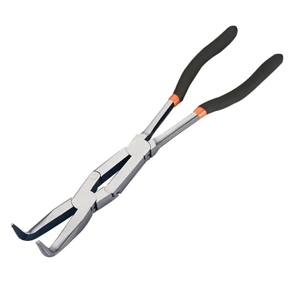 Enhanced Long Reach Plier Needle Straight 45 90 Bent Tip