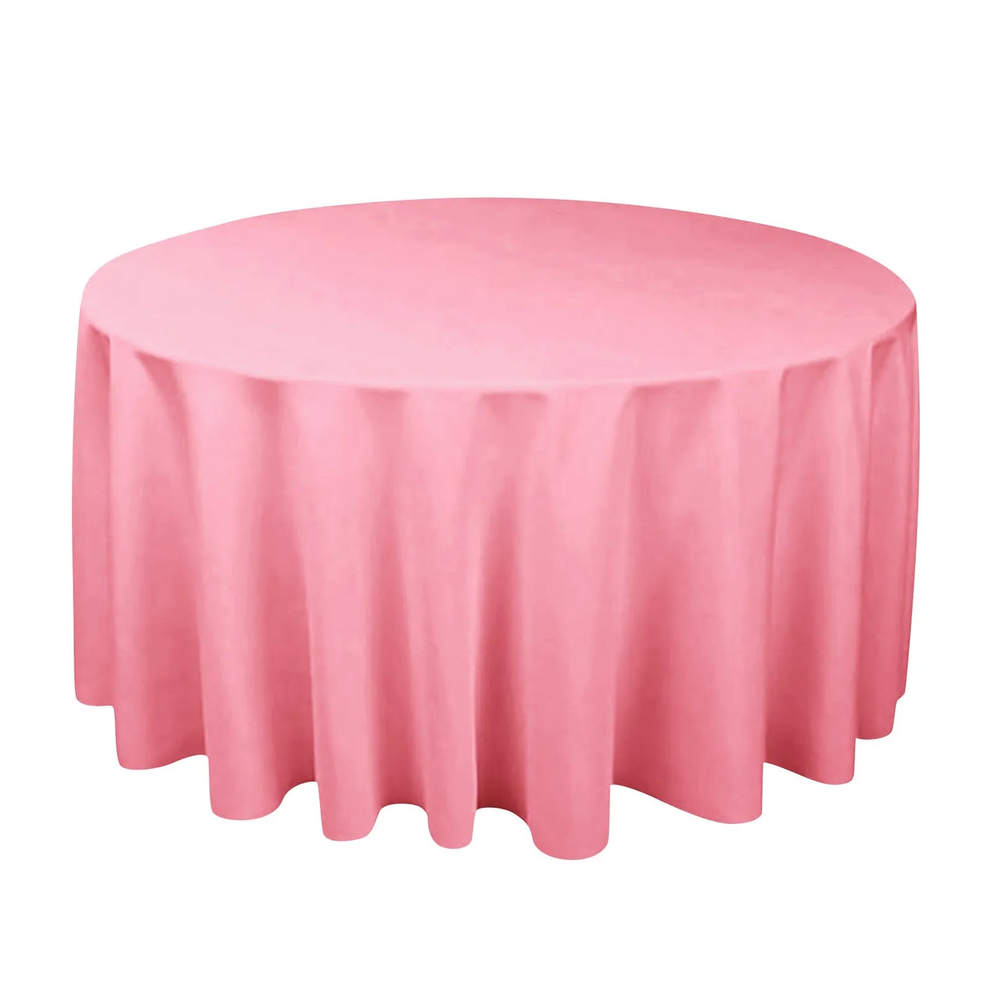 Round Satin Tablecloth – Waterproof Wedding & Banquet Cover