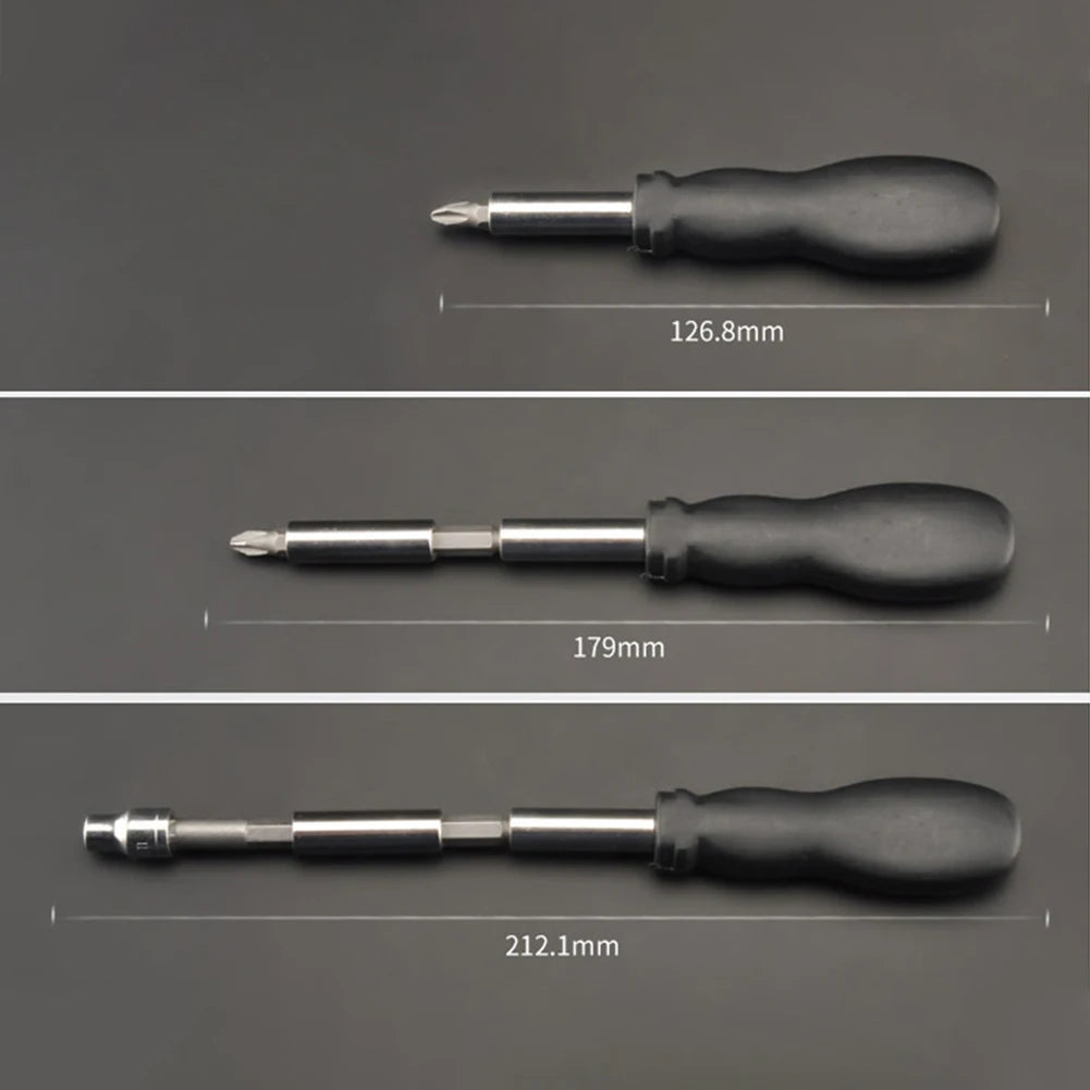 Hex Plastic Screwdriver Handle Home Repair Hand Tool Practical Small