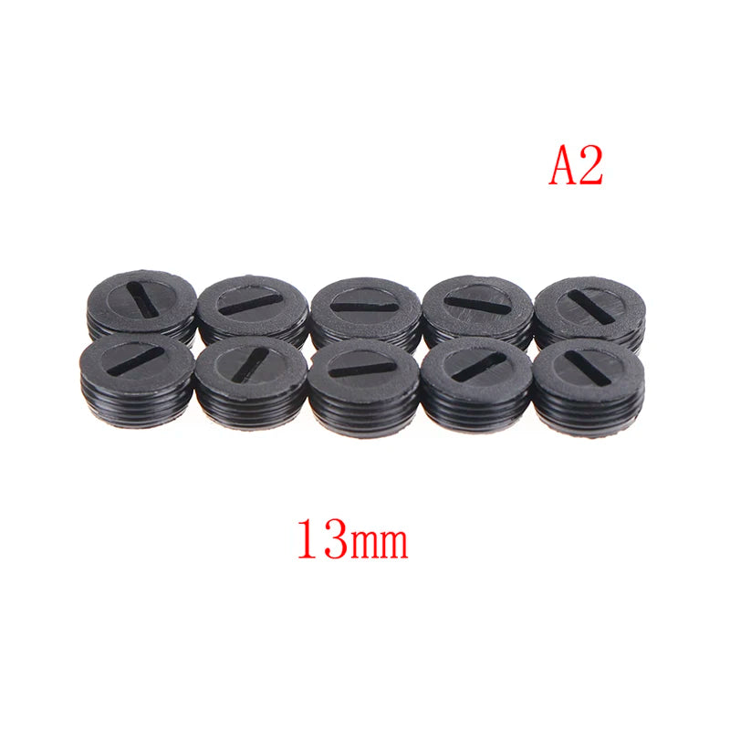 10Pcs Carbon Brush Holder Caps 12–22mm | Power Tool Covers