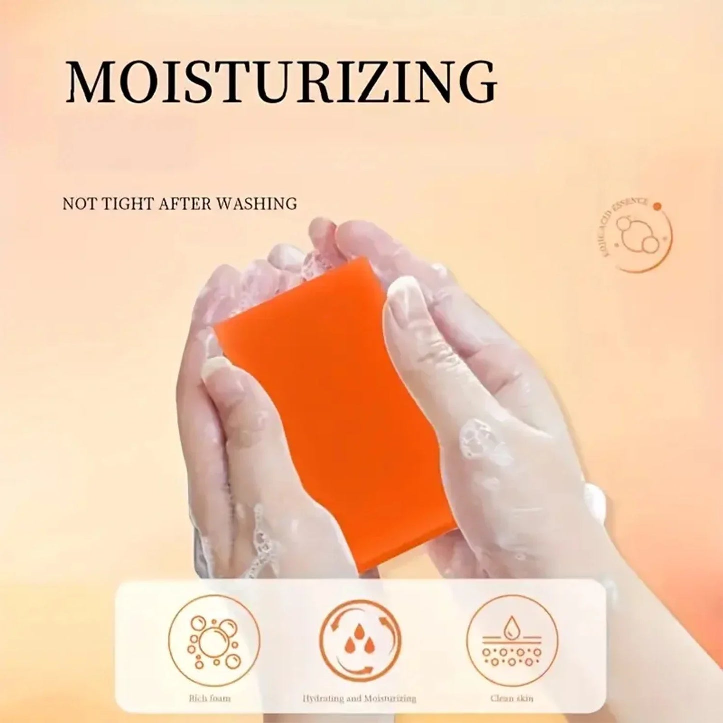Kojic Acid Brightening Soap – Vitamin C & Niacinamide Bar