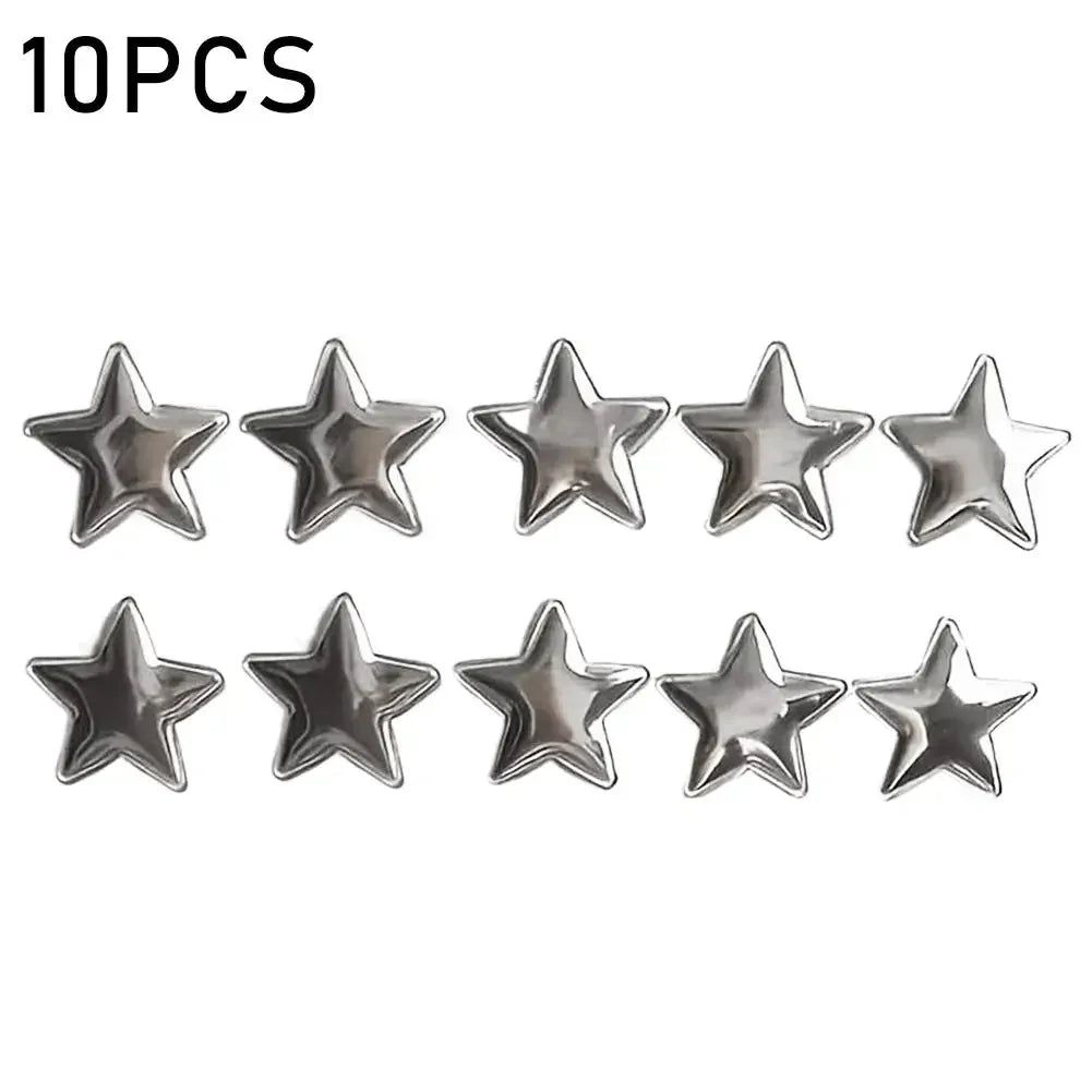 2.4CM 10/20pcs Creative Star Magnetic Refrigerator Patch For Photo Wall Mounting Entry Door Magnetic Sticker Home Decoration Peaceful Pleasures Health and Wellness Star Magnet X 10