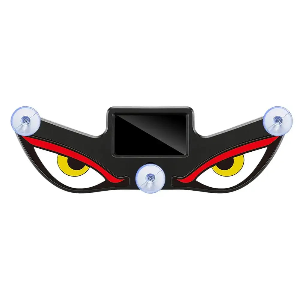 Cool Demon's Eye Car LED Light Solar Powered Blinking Moving Eyes Car Decoration Lamp Rear Windshield Atmosphere Light Peaceful Pleasures Health and Wellness 01