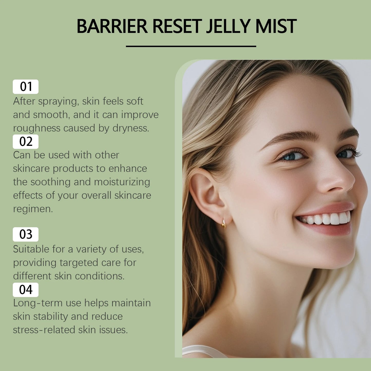 Jelly Toner Spray – Soothing Face Mist for Sensitive Skin