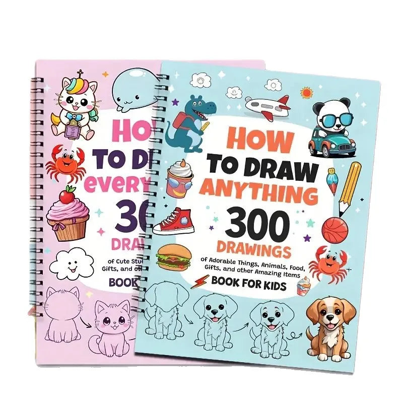 300 Cute Step-by-step Simple Drawings How Draw Anything Painting