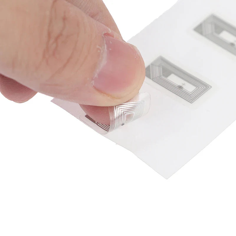 100-Pack NFC NTAG213 Sticker Tags 13.56MHz RFID Wet Inlay