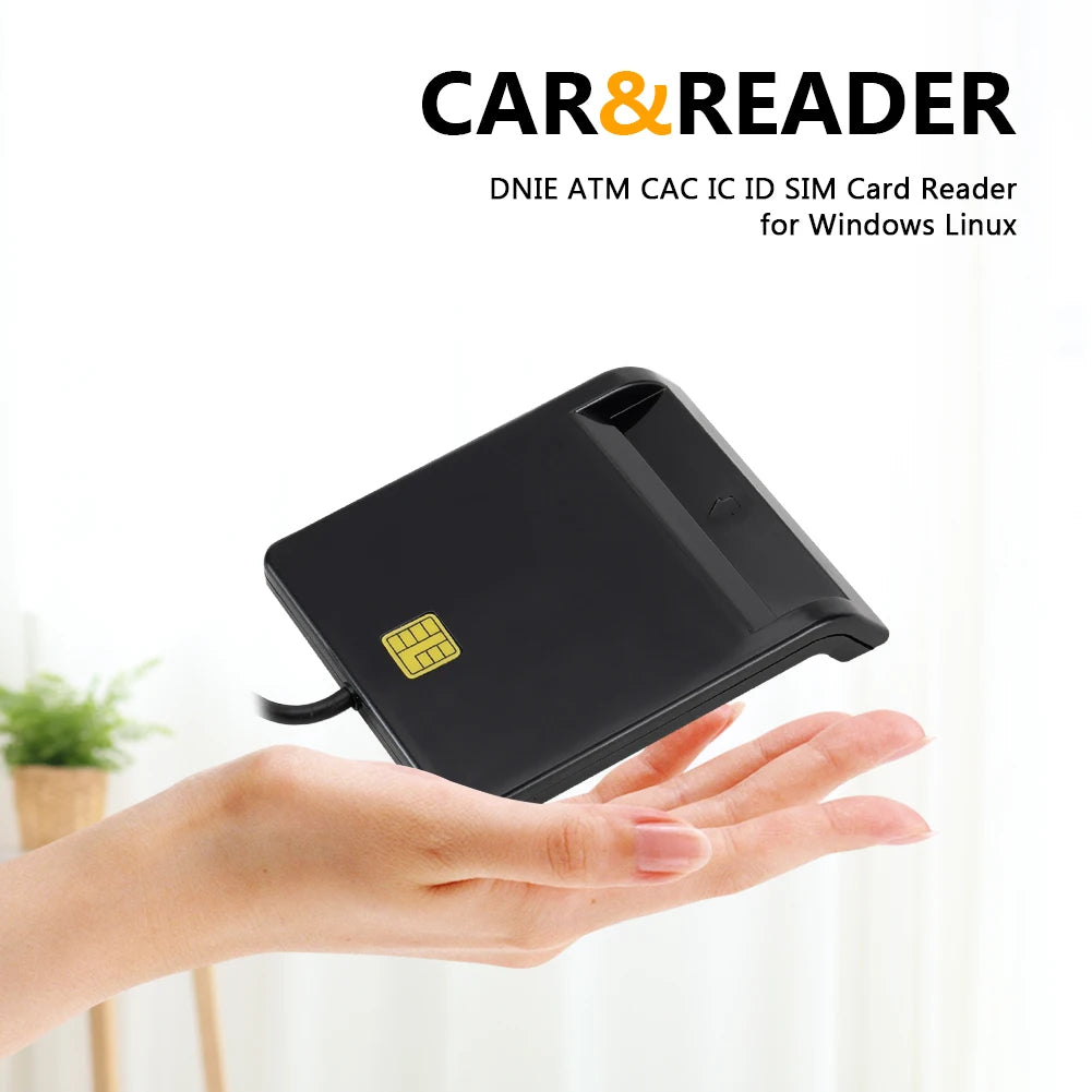 USB 2.0 Smart Card Reader – CAC, SIM, ATM & ID Card Compatible Card Reader Peaceful Pleasures Health and Wellness