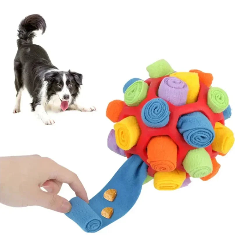 Dog Snuffle Ball – Interactive Foraging & Enrichment Toy Dog Enrichment Toy Peaceful Pleasures Health and Wellness